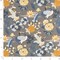 Stone - Blue Floral,Novelty,Tropical & Botanical Upholstery Fabric 54 Inches"